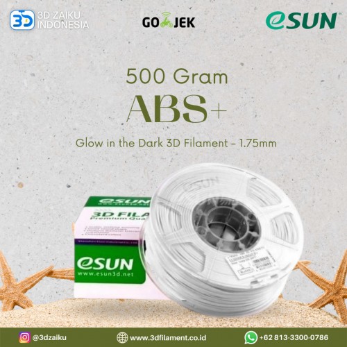 eSUN 500 Gram Glow in the Dark ABS+ 3D Filament Filament 1.75